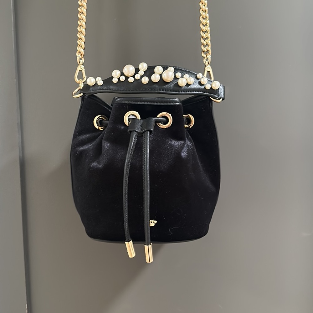 NWOT Juicy Couture Mini Bucket Bag - Black Label